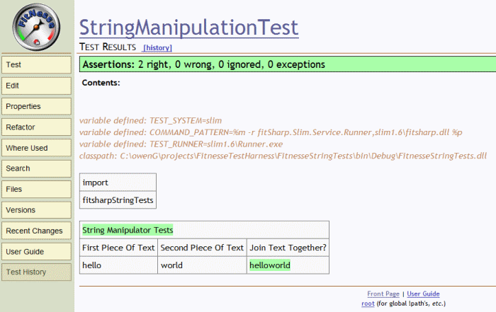 first test pass passes