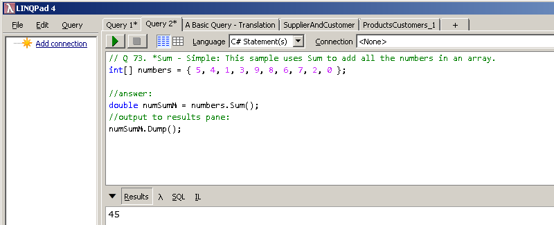 LINQPad illustration