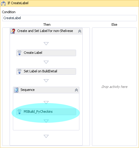 Properties for MSBuild workflow activity