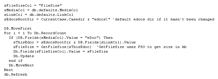 vs script snippet without syntax highlighting